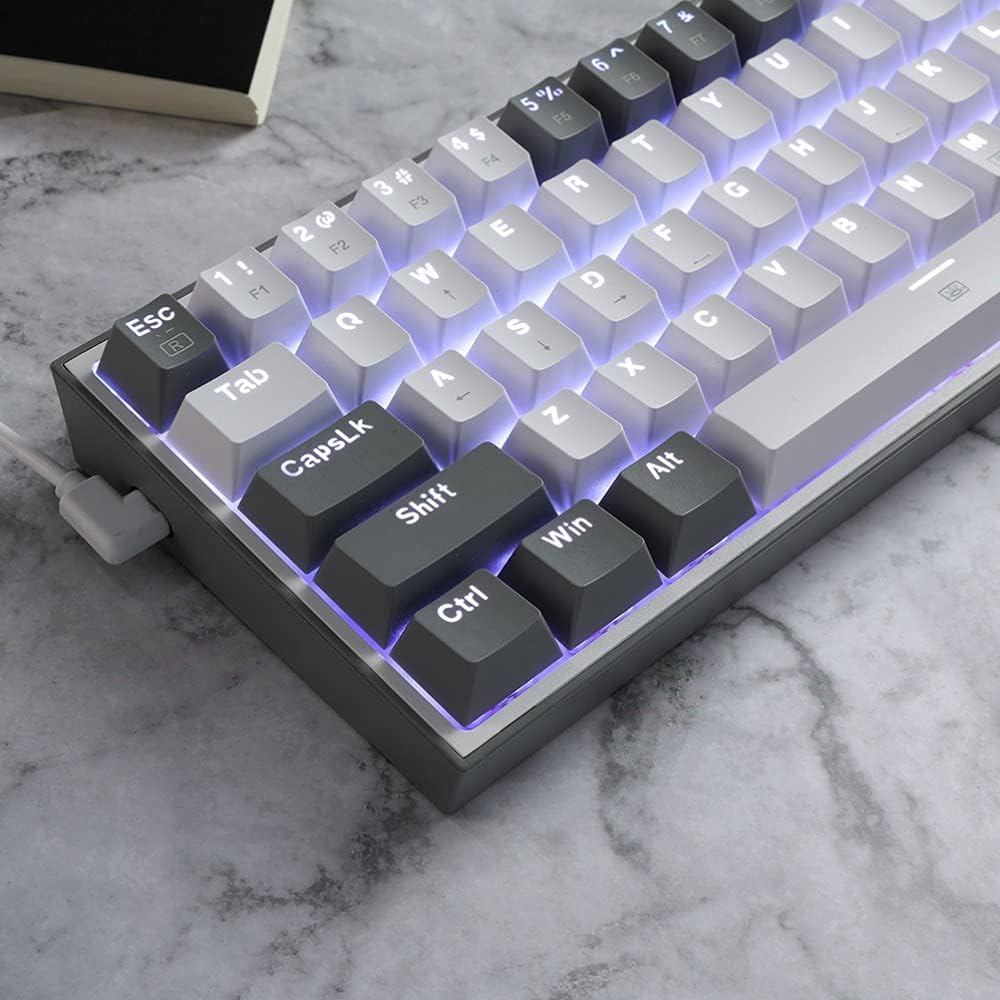 K617 Compact 60% Hot-Swap RGB Mechanical Gaming Keyboard – Ultimate Performance & Style!