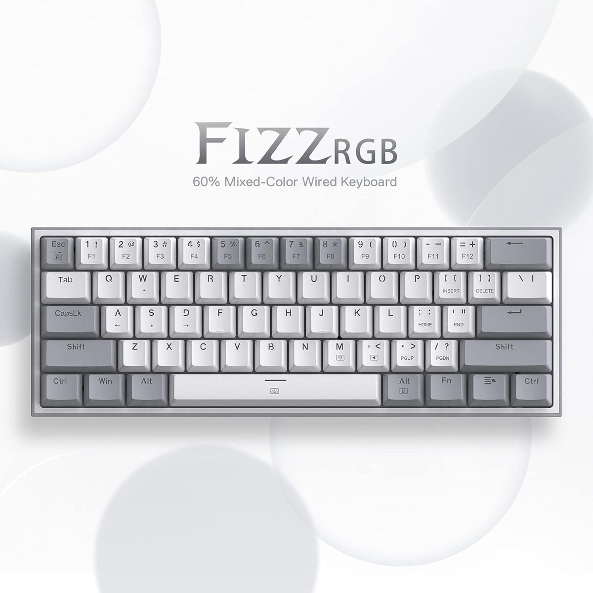 K617 Compact 60% Hot-Swap RGB Mechanical Gaming Keyboard – Ultimate Performance & Style!