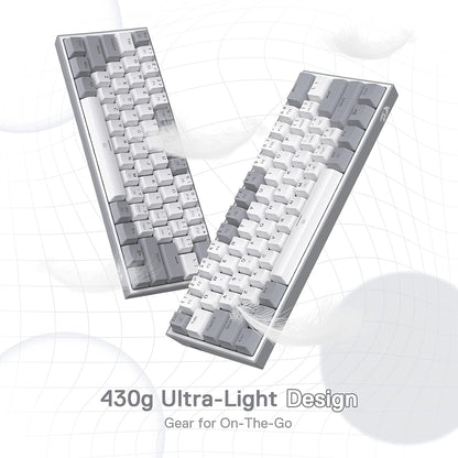 K617 Compact 60% Hot-Swap RGB Mechanical Gaming Keyboard – Ultimate Performance & Style!